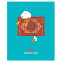 Тетрадь полуобщая в клетку 