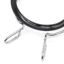 Пяльцы круглые (чёрные; 5,8 см) — фото, картинка — 2