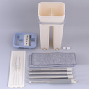 Швабра для пола с отжимом и ведром (6,5 л) — фото, картинка — 4