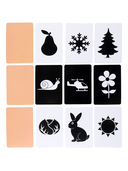 Обучающие черно-белые карточки — фото, картинка — 3