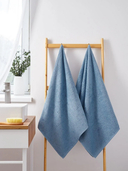 Полотенце махровое (70x140 см; голубой) — фото, картинка — 1