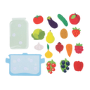 Набор из фетра на липучках 