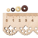 Набор деревянных бусин (натуральный микс) — фото, картинка — 2