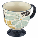 Кружка ''Пробуждение'' (кремовый-темно-синий) — фото, картинка — 3