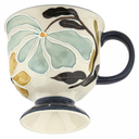 Кружка ''Пробуждение'' (кремовый-темно-синий) — фото, картинка — 7