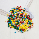 Набор деревянных бусин (яркий микс) — фото, картинка — 1