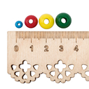 Набор деревянных бусин (яркий микс) — фото, картинка — 2