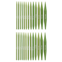 Набор съемных спиц для вязания (10 см; 13 размеров; зеленый) — фото, картинка — 1