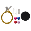 Набор съемных спиц для вязания (10 см; 13 размеров; зеленый) — фото, картинка — 2