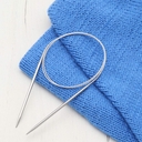 Спицы круговые для вязания (металл; 4 мм; 100 см) — фото, картинка — 4