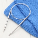 Спицы круговые для вязания (металл; 6 мм; 100 см) — фото, картинка — 4