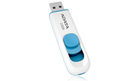 USB Flash Drive 16Gb A-Data Classic C008 (White Blue) — фото, картинка — 1
