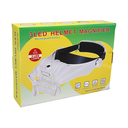 Лупа налобная с подсветкой 