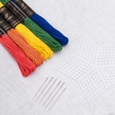 Набор для вышивания на пластиковой канве 