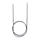 Спицы круговые для вязания (латунь; 3,5 мм; 80 см) — фото, картинка — 1