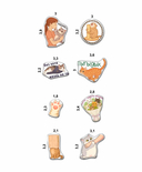 Набор 3D наклеек 