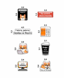 Набор 3D наклеек 