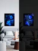 Картина по номерам c люминесцентной краской 