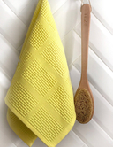 Полотенце вафельное (35х75 см; лимон) — фото, картинка — 2