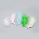 Перо марабу обработанное 