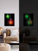 Картина по номерам c люминесцентной краской 