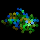 Бусины пластиковые 