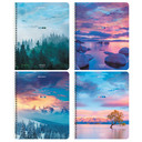 Тетрадь общая в клетку на гребне 