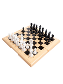 Шахматы, шашки, нарды (большие; бежевые) — фото, картинка — 12