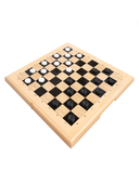 Шахматы, шашки, нарды (большие; бежевые) — фото, картинка — 3