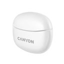 Наушники беспроводные Canyon TWS CNS-TWS5W (белые) — фото, картинка — 3