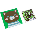 Аппликация из помпонов 