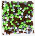 Аппликация из помпонов 