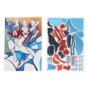 Аппликация наклейками 