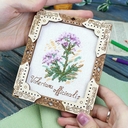 Набор для вышивания на деревянной основе 