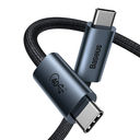 Кабель Baseus Flash Series USB4 Full Featured Type-C - Type-C (1 м; чёрный) — фото, картинка — 1