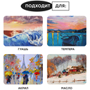 Холст на картоне 