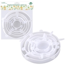 Набор силиконовых крышек (6 шт.; белый) — фото, картинка — 2