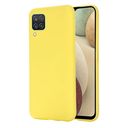 Чехол Case для Samsung Galaxy A12/M12 (жёлтый) — фото, картинка — 1