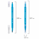 Фломастеры двухсторонние 