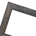 Рамка деревянная со стеклом (тёмно-серая; 21х30 см) — фото, картинка — 1