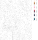 Картина по номерам с золотыми красками 