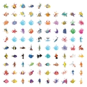 Набор виниловых наклеек 