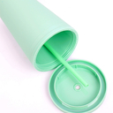 Стакан с трубочкой 