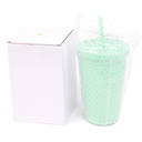 Стакан с трубочкой 