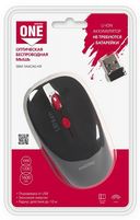 Мышь беспроводная с Li-Ion зарядкой от USB Smartbuy ONE 344CAG (черно-красная) — фото, картинка — 3