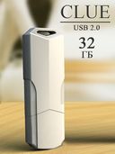 USB Flash Drive 32Gb SmartBuy Clue White (SB32GBCLU-W) — фото, картинка — 1