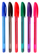 Набор ручек шариковых цветных 