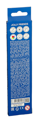 Набор пластиковых цветных карандашей 