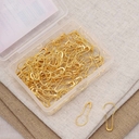 Булавки для этикеток (100 шт.; золото) — фото, картинка — 6