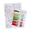 Набор для вышивания на пластиковой канве 